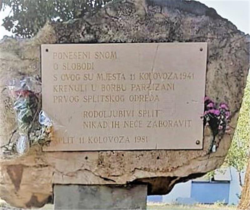 Correcting news item "Partisan monument in Split vandalised with swastika"