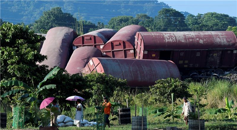 INDIA CARGO TRAIN ACCIDENT