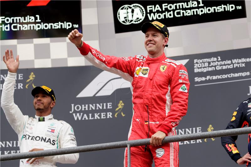 Formula 1: Vettel slavio na VN Belgije 