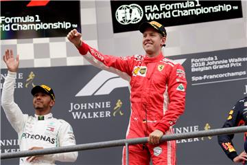 Formula 1: Vettel slavio na VN Belgije 