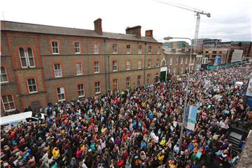 IRELAND PROTEST POPE VISIT