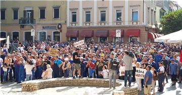 Radnici Uljanika na ulicama Pule u nikad većem broju