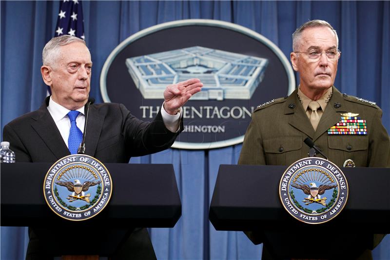 USA DEFENSE PENTAGON MATTIS DUNFORD