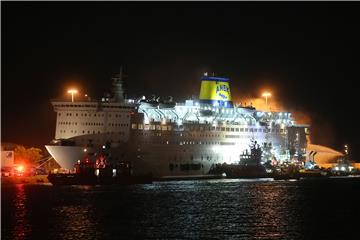 GREECE FERRY FIRE