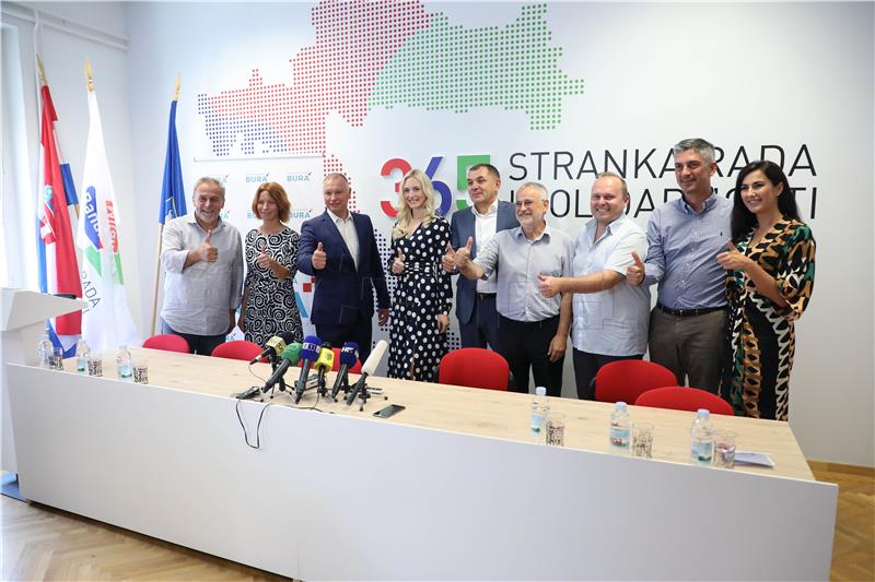 Politička suradnja stranke Milana Bandića i riječke Nezavisne liste Bura