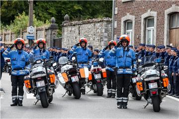 BELGIUM POLICE INSPECTOR FUNERAL