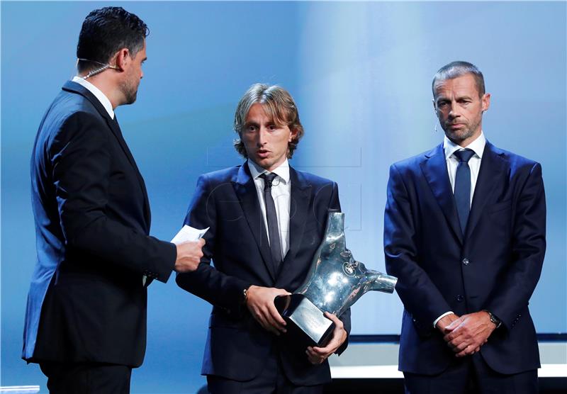 Luka Modric named UEFA Men's Player of the Year