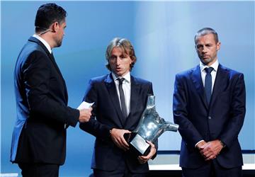 Luka Modric named UEFA Men's Player of the Year