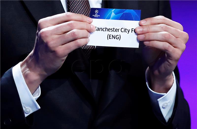 MONACO SOCCER UEFA CHAMPIONS LEAGUE DRAW