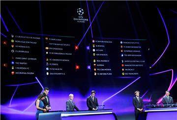 MONACO SOCCER UEFA CHAMPIONS LEAGUE DRAW