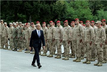 Ispraćaj 9. hrvatskog kontingenta u Afganistan