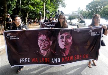 MYANMAR RIGHT TO INFORMATION PROTEST