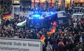 Right-wing protest in Chemnitz