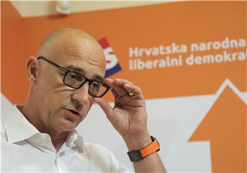 Konferencija za novinare Hrvatske narodne stranke