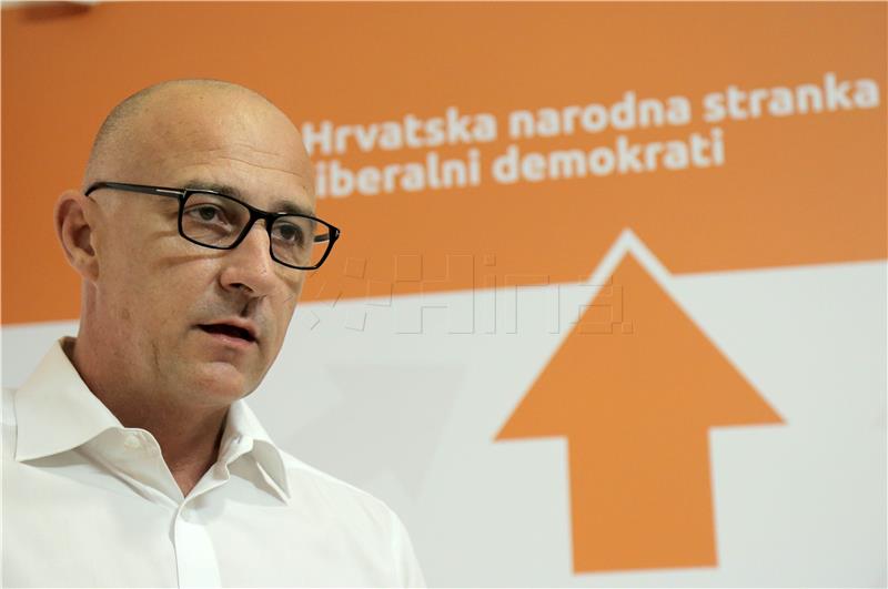 Konferencija za novinare Hrvatske narodne stranke