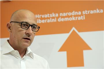 Konferencija za novinare Hrvatske narodne stranke