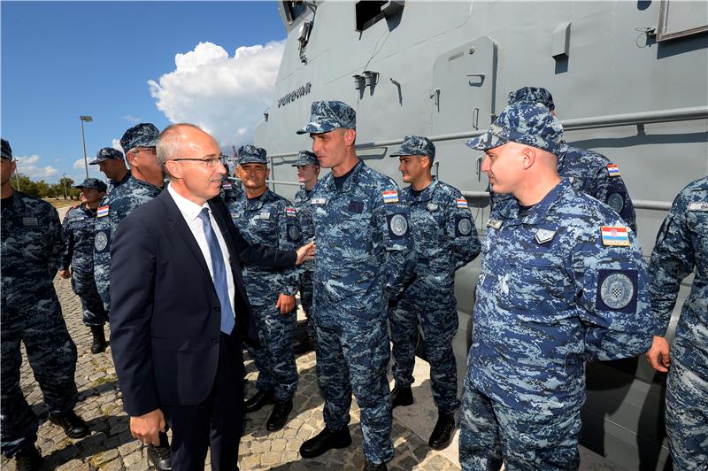 Ispraćen 1. HRVCON u NATO operaciju Sea Guardian