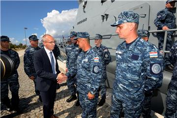 Ispraćen 1. HRVCON u NATO operaciju Sea Guardian