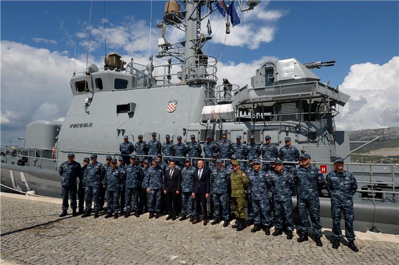 Croatian missile boat joins NATO's Operation Sea Guardian