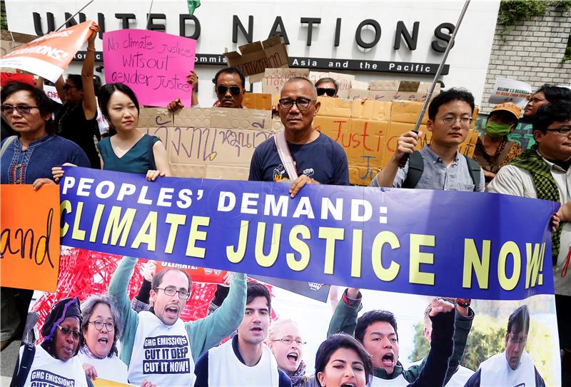 THAILAND CLIMATE CHANGE PROTEST