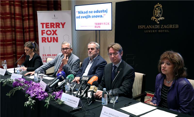 Konferencija za medije 19. humanitarne akcije Terry Fox Run