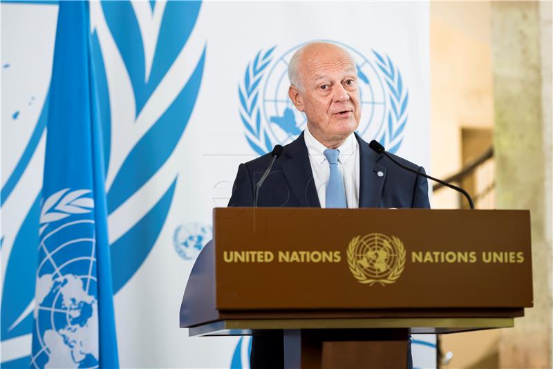 SWITZERLAND UN SYRIA STAFFAN DE MISTURA