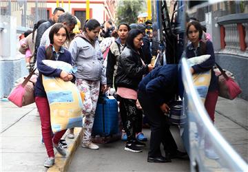 PERU VENEZUELA MIGRANTS