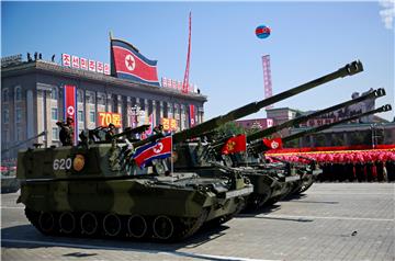 NORTH KOREA NATIONAL DAY PARADE