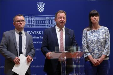 Tiskovna konferencija Kluba zastupnika Mosta