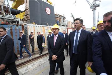 Plenkovic: Final solution for Uljanik dock requires cooperation by all