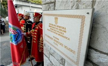 Svečano otvorenje i imenovanje vojarne "116. Brigade Hrvatske vojske" u Pločama