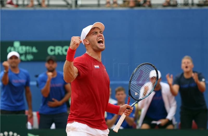 Davis Cup: Ćorić opravdao ulogu favorita, Hrvatska - SAD 1-0 