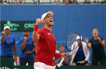 Davis Cup: Ćorić opravdao ulogu favorita, Hrvatska - SAD 1-0 