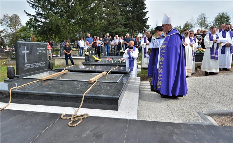 Ceremonija posljednjeg ispraćaja posmrtnih ostataka 53 žrtve Drugoga svjetskog rata u Vagancu