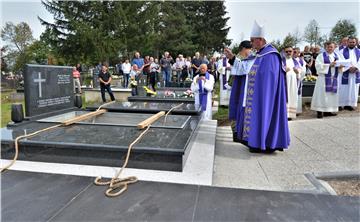 Ceremonija posljednjeg ispraćaja posmrtnih ostataka 53 žrtve Drugoga svjetskog rata u Vagancu