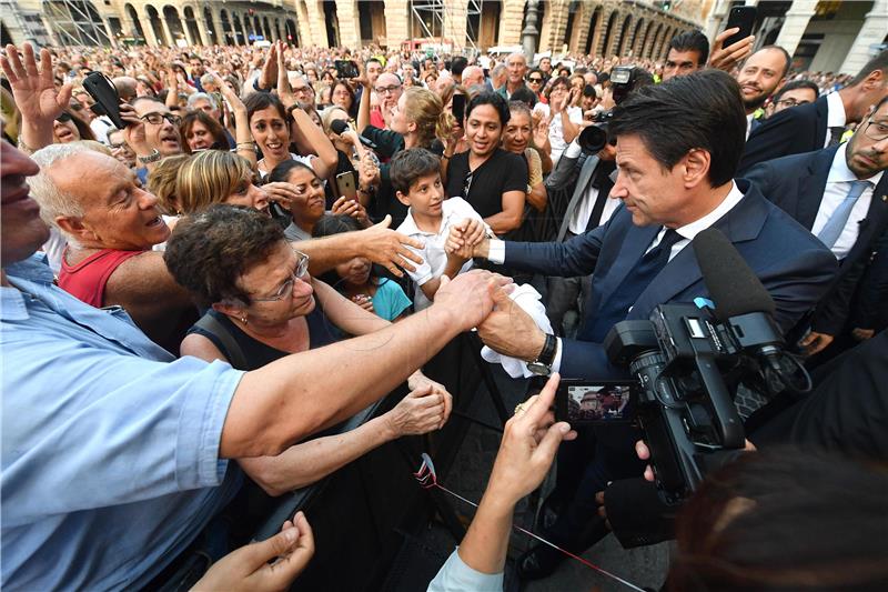 ITALY GENOA BRIDGE COLLAPSE ANNIVERSARY