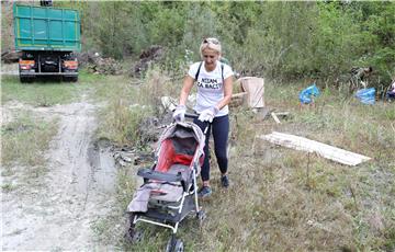 Čišćenje područje Parka prirode Medvednica