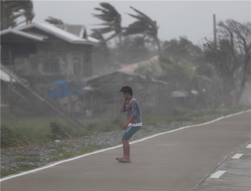 PHILIPPINES WEATHER SUPER TYPHOON MANGKHUT