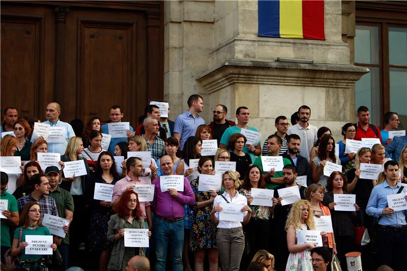 ROMANIA JUSTICE PROTEST