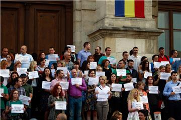 ROMANIA JUSTICE PROTEST