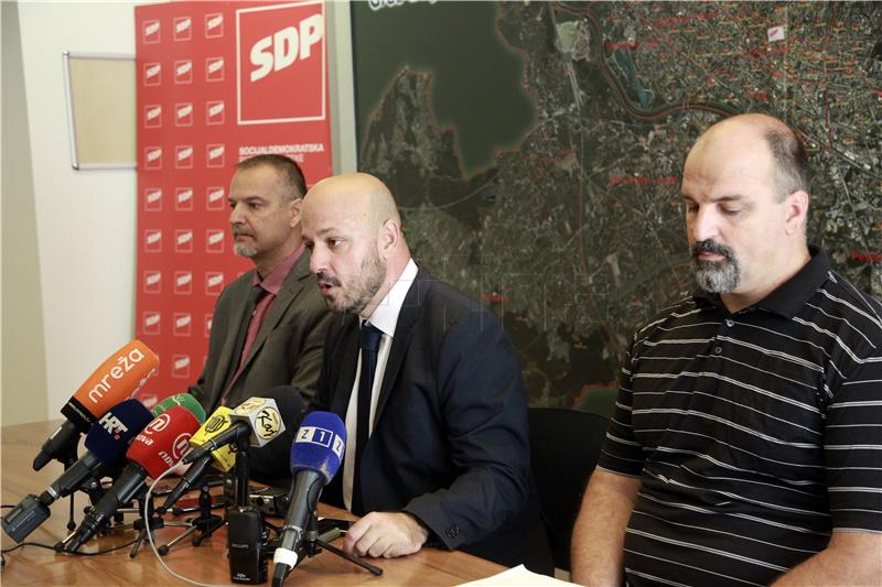 Konferencija za medije Gradske organizacije SDP-a Zagreb