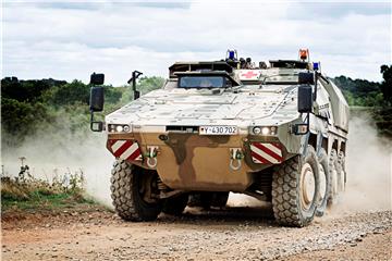 BRITAIN DEFENCE ARMY BOXER VEHICLE