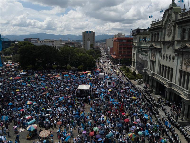 GUATEMALA CORRUPTION PROTEST