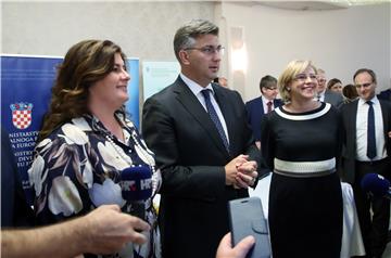 Premijer Plenković, ministrica Žalac i povjerenica EK Cretu dali izjavu