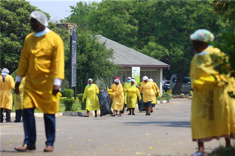 ZIMBABWE DISEASES CHOLERA OUTBREAK