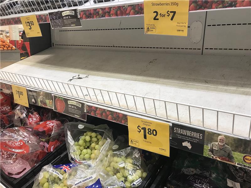 AUSTRALIA STRAWBERRY CONTAMINATION