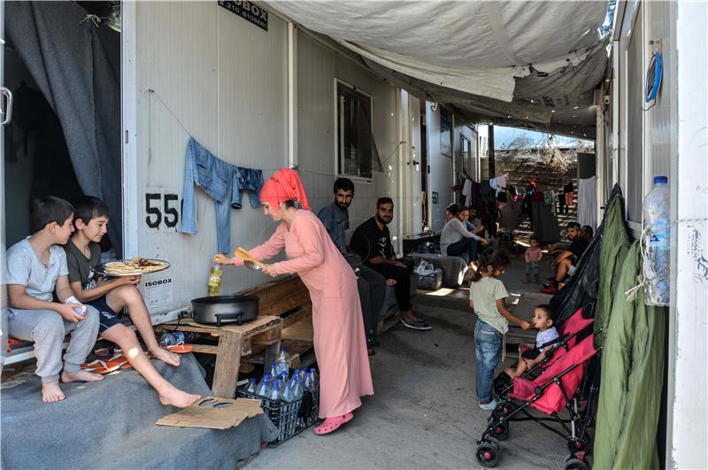 GREECE MORIA REFUGEE CAMP