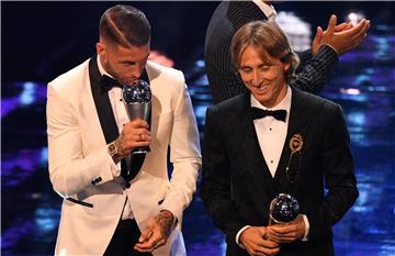 BRITAIN SOCCER THE BEST FIFA FOOTBALL AWARDS