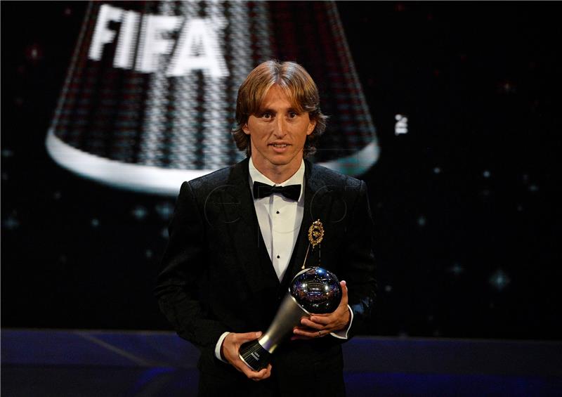 Modric wins FIFA Men's Best Player Award