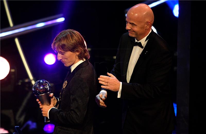 BRITAIN SOCCER THE BEST FIFA FOOTBALL AWARDS